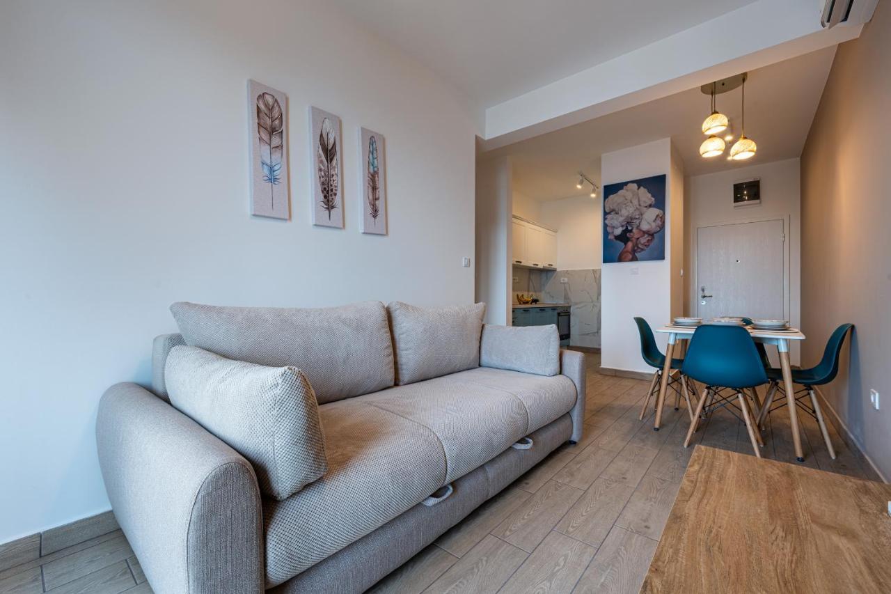 Niki Apartments Przno Sveti Stefan Bagian luar foto