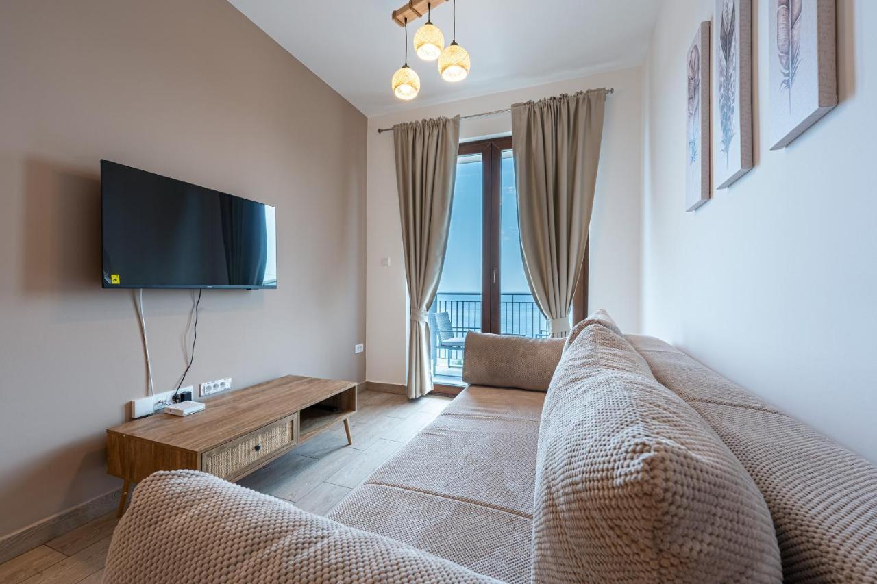 Niki Apartments Przno Sveti Stefan Bagian luar foto