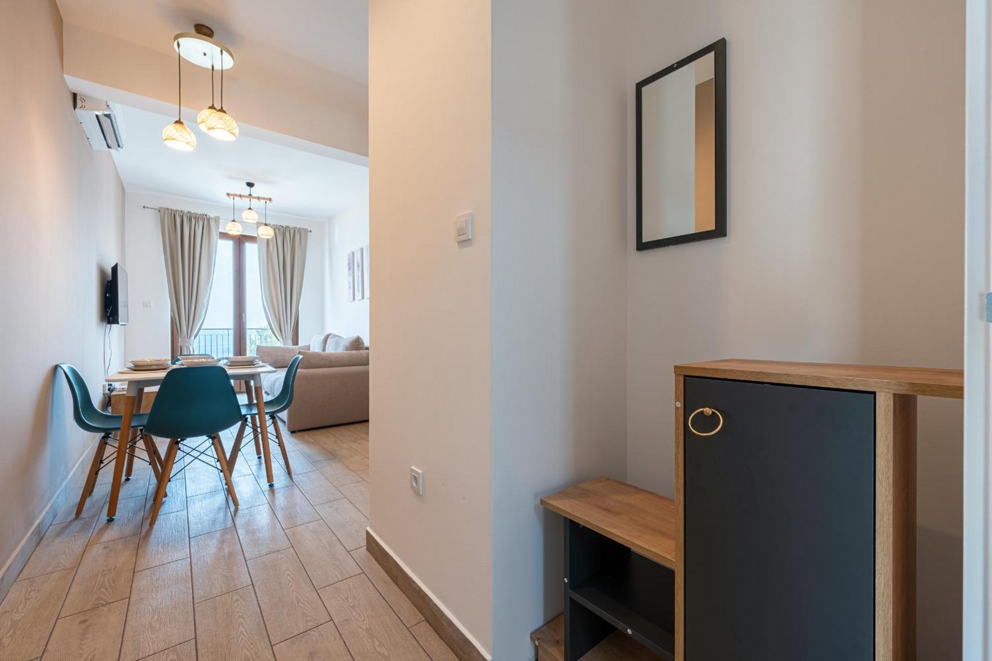 Niki Apartments Przno Sveti Stefan Bagian luar foto