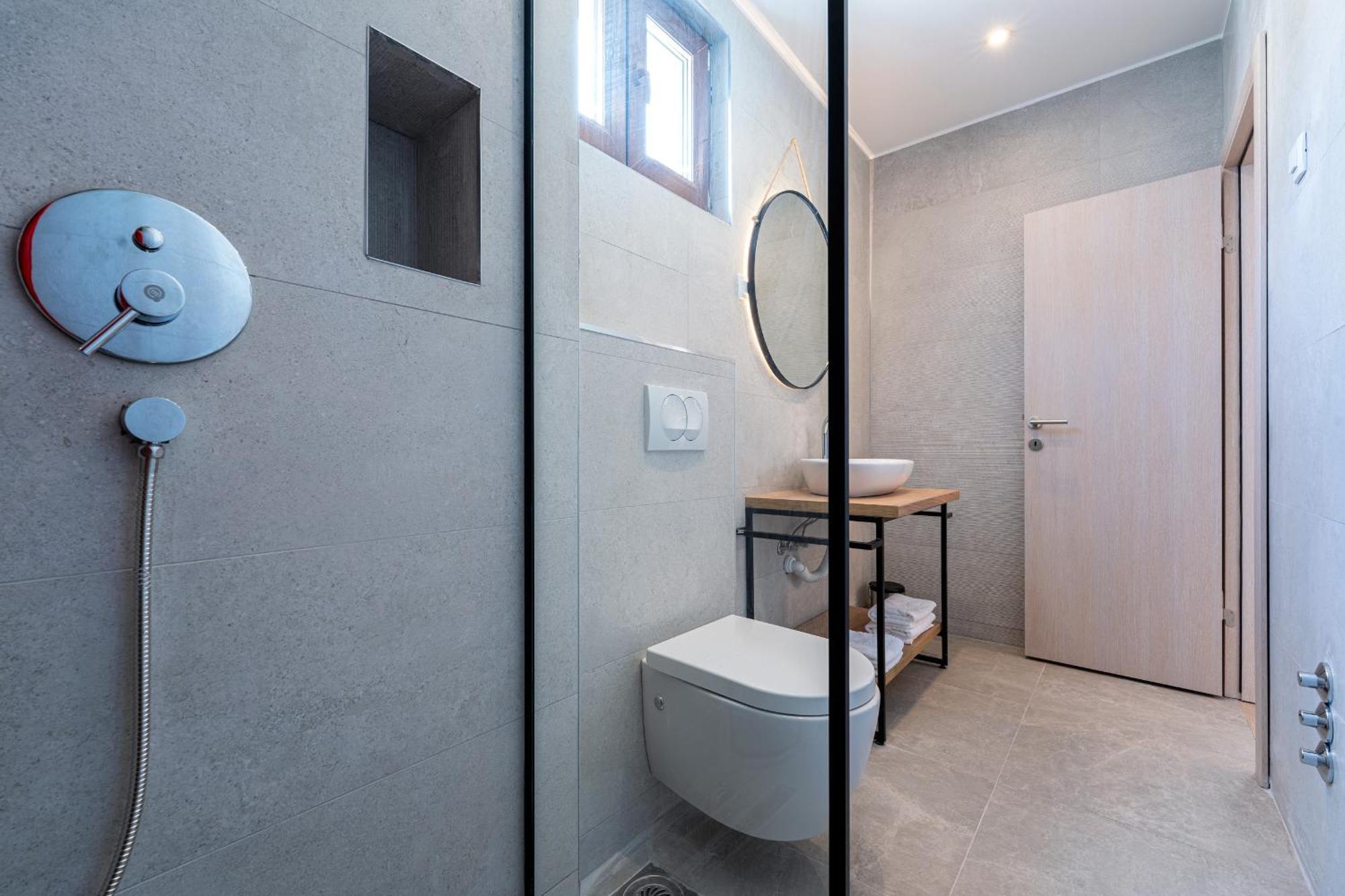 Niki Apartments Przno Sveti Stefan Bagian luar foto