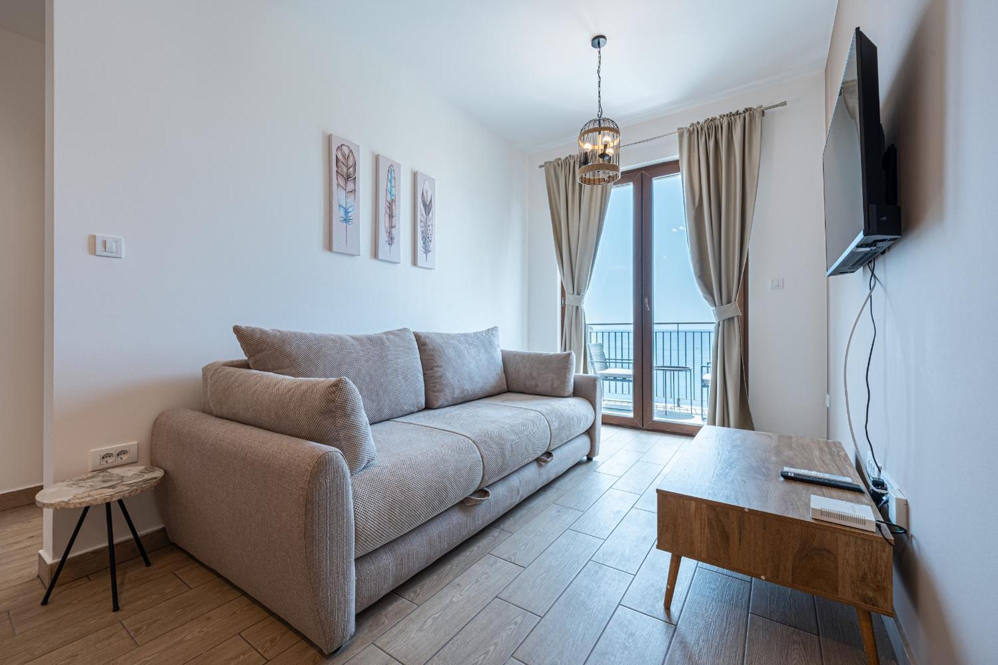 Niki Apartments Przno Sveti Stefan Bagian luar foto