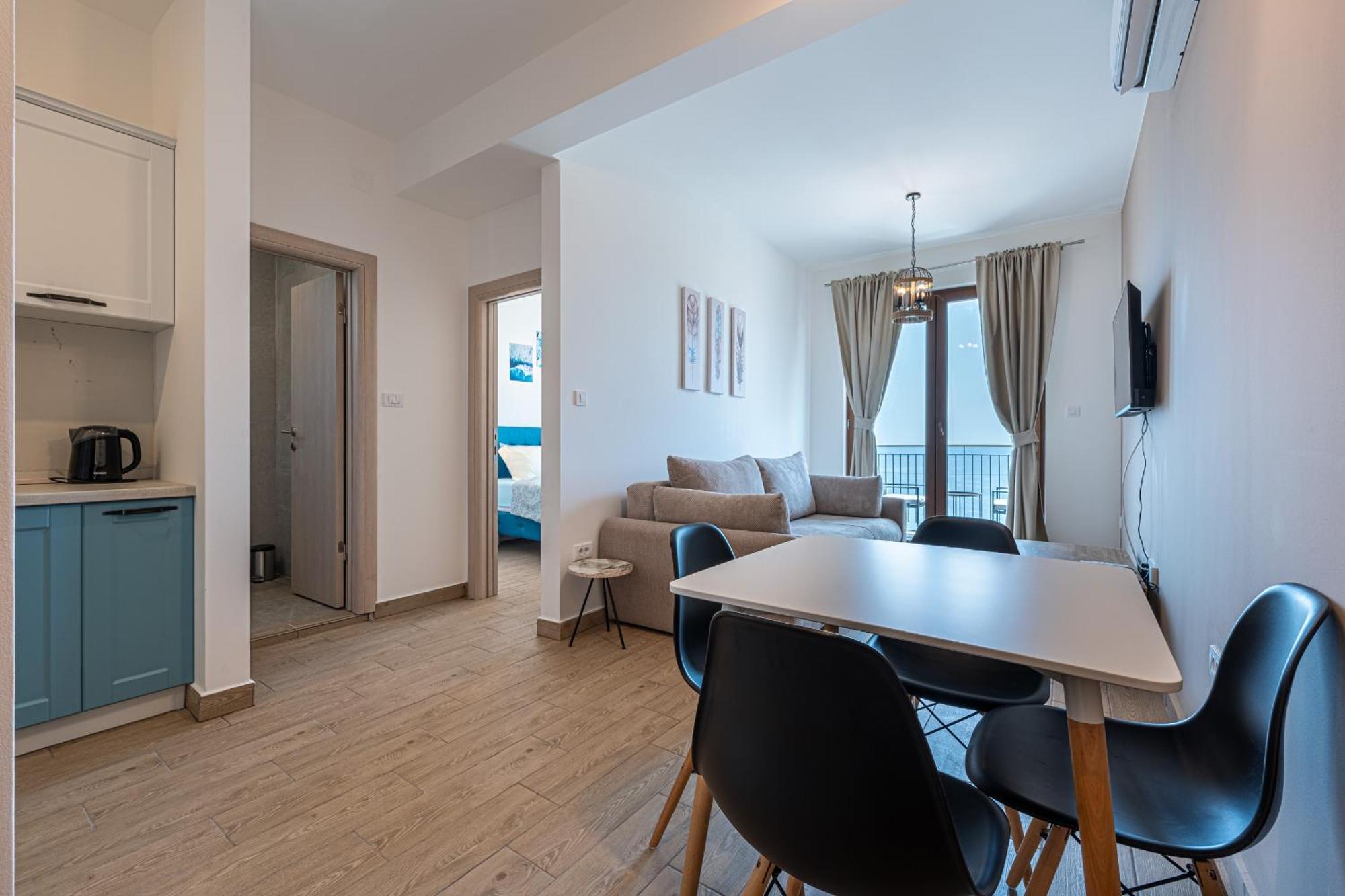Niki Apartments Przno Sveti Stefan Bagian luar foto