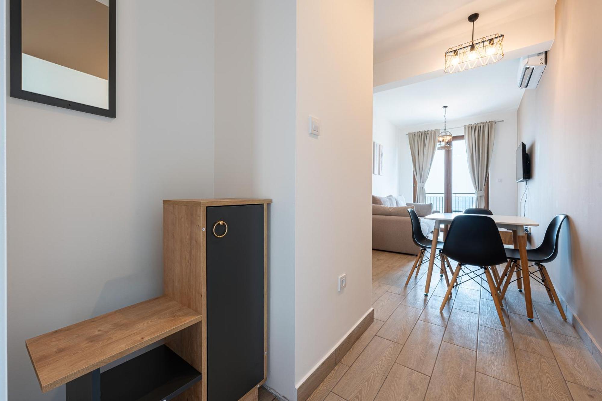 Niki Apartments Przno Sveti Stefan Bagian luar foto